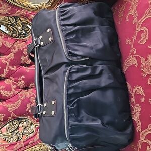 MZ Wallace Greenwich Overnight Tote Leather Trim Nylon